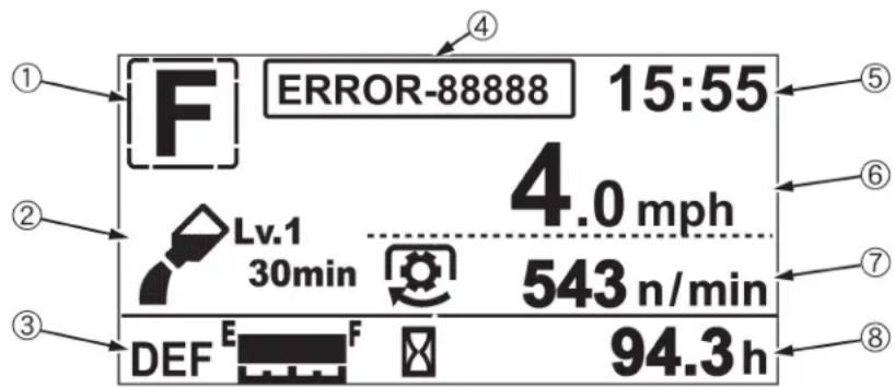 KUBOTA M5111 - ÉCRAN LCD - 1