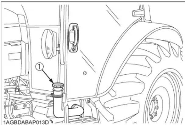 KUBOTA M5111 - AVERTISSEMENT - 1