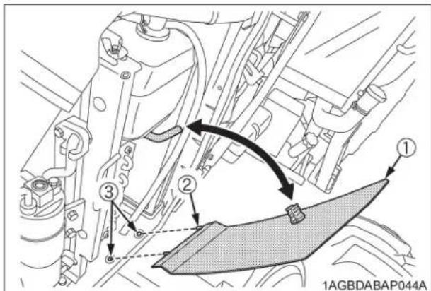 KUBOTA M5111 - ◆Ouverture du panneau - 2