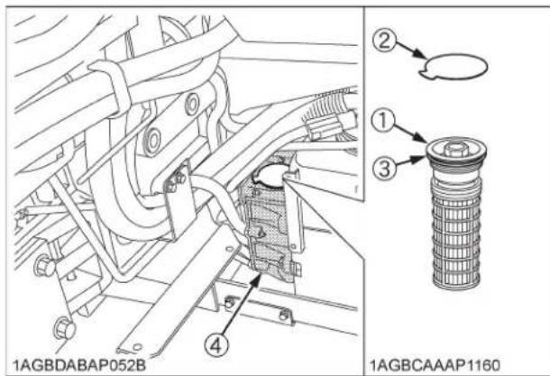 KUBOTA M5111 - ■Remplacement du filtre de la pompe de LÉD - 2