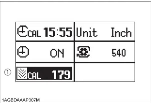 KUBOTA M5111 - ◆Régler la circonférence des pneus - 1