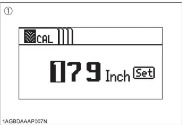 KUBOTA M5111 - ◆Régler la circonférence des pneus - 2