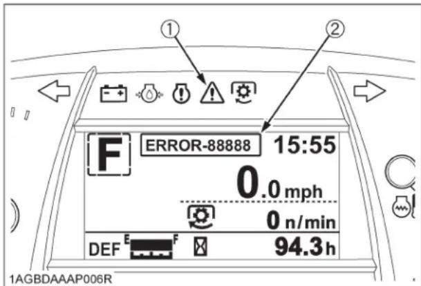 KUBOTA M5111 - RECHERCHE DE PANNE SUR LE GROUPE MOTOPROPULSEUR - 1