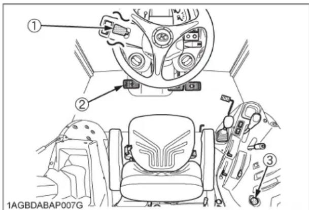 KUBOTA M5111 - AVERTISSEMENT - 1