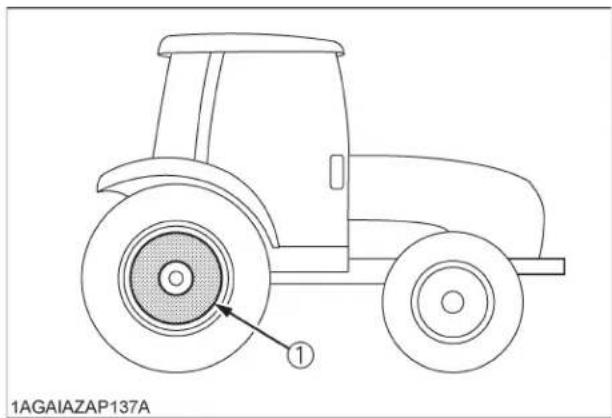 KUBOTA M5111 - ◆Contrepoids des roues arrière (en option) - 1