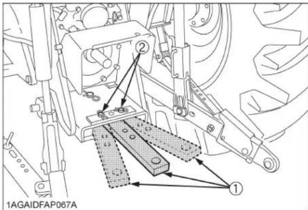 KUBOTA M5111 - ■Barre de traction à pivotement - 1