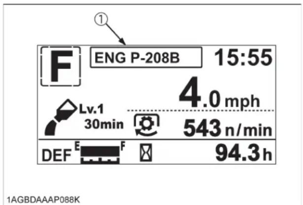 KUBOTA M5111 - ■Avertissement de gel du LÉD (AdBlue) - 1
