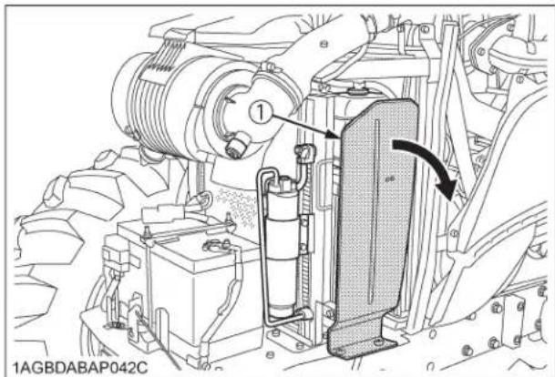 KUBOTA M5111 - ◆Ouverture du panneau - 1