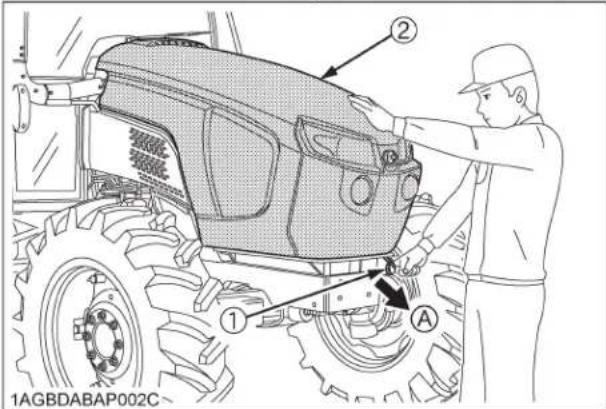 KUBOTA M5111 - Capot - 1