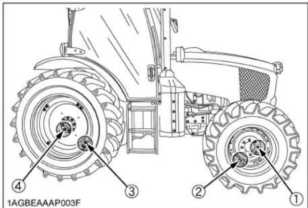 KUBOTA M6111 - AVERTISSEMENT - 1