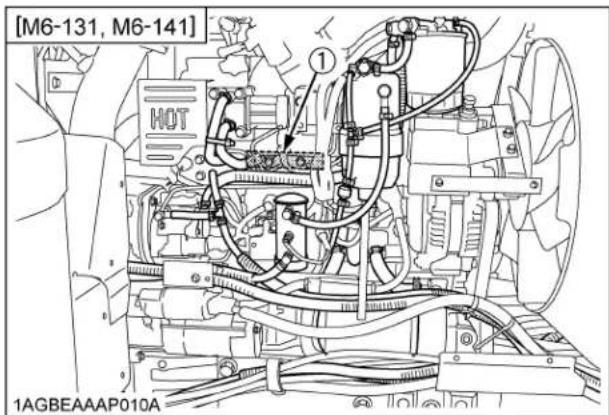 KUBOTA M6111 - ◆Mise hors service du tracteur et sa procédure - 3