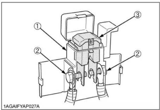 KUBOTA M6111 - [Fusibles temporisés fixés par des axes:] - 1