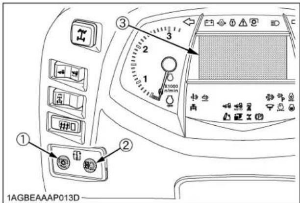 KUBOTA M6111 - ◆Changement d'affichage - 1