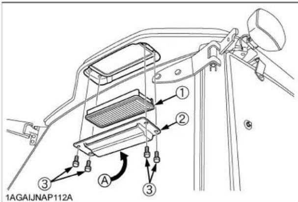 KUBOTA M6111 - AVERTISSEMENT - 1