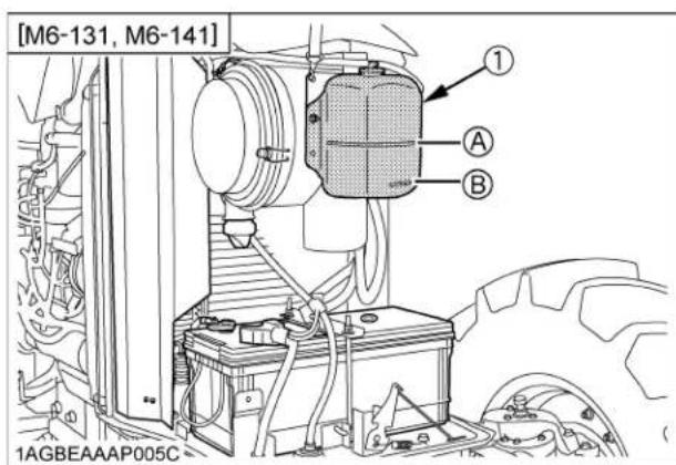 KUBOTA M6111 - AVERTISSEMENT - 2
