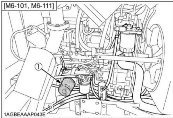 KUBOTA M6111 - AVERTISSEMENT - 1