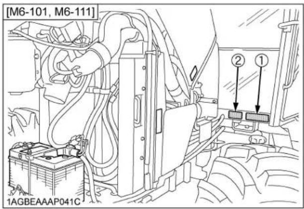 KUBOTA M6111 - ÉTIQUETTES DE DANGER, D'AVERTISSEMENT ET D'ATTENTION - 9