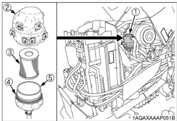 KUBOTA L5460 - AVERTISSEMENT - 1