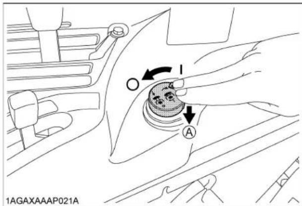 KUBOTA L6060 - Pour désengager (OFF) - 1