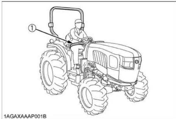 KUBOTA L6060 - AVERTISSEMENT - 1