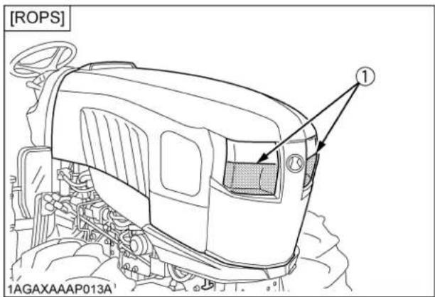 KUBOTA L6060 - ■Phares du tracteur - 1