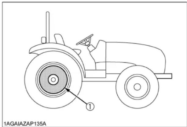 KUBOTA L6060 - ◆Contrepoids des roues arrière (en option) - 1