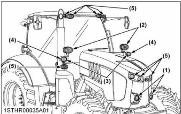 KUBOTA M7152 - Éclairages - 1