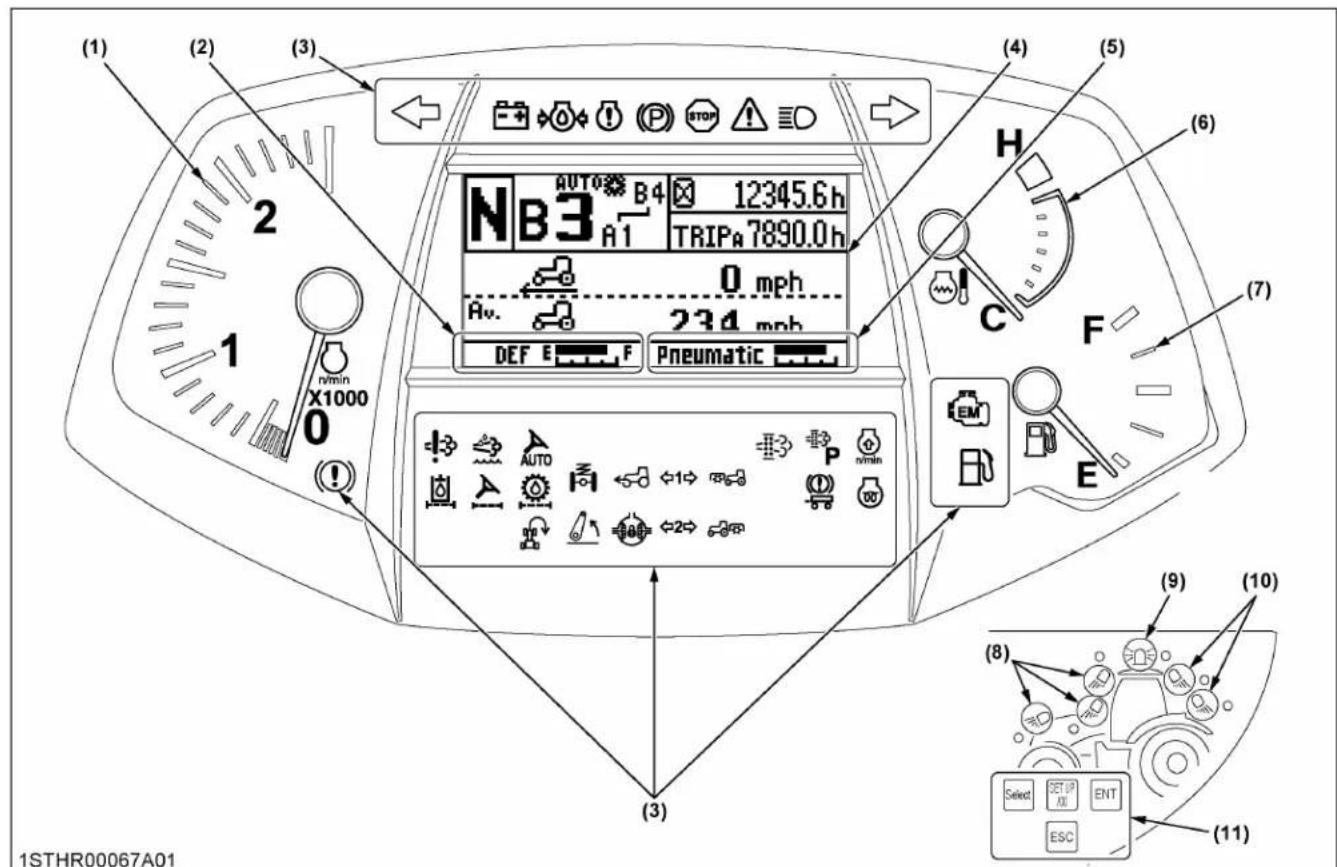 KUBOTA M7152 - TABLEEAUDBORD - 1