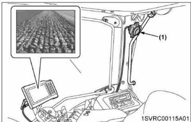 KUBOTA M7152 - Caméra de visualisation directe - 1