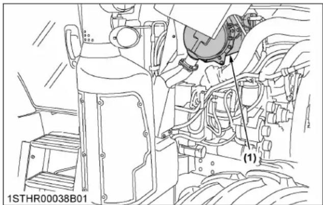 KUBOTA M7152 - SILENCIEUX À FILTRE ÀPARTICULES DIESEL (FPD) - 1