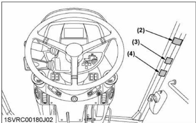 KUBOTA M7152 - AVENTISSEMENT - 2