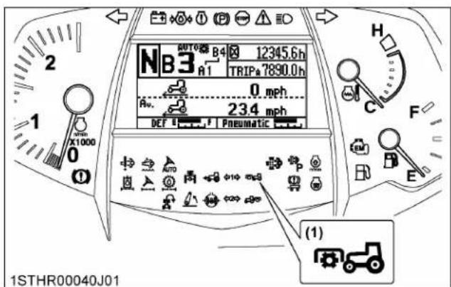 KUBOTA M7152 - Témoin d'embrayage de PDF - 1