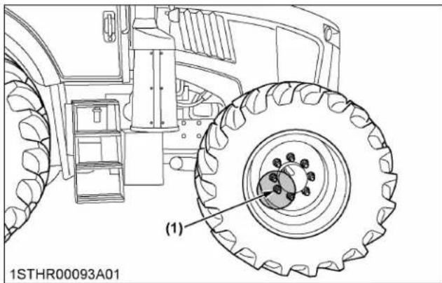 KUBOTA M7152 - Réglage des roues avant à 4 roues motrices - 1