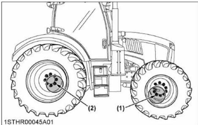 KUBOTA M7152 - AVERTISSEMENT - 1