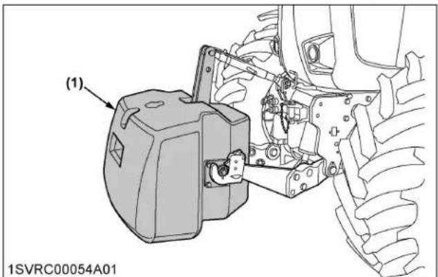 KUBOTA M7152 - Bloc monolithique (si équipe) - 1