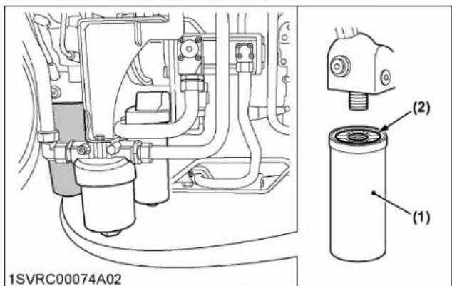 KUBOTA M7152 - AVERTISSEMENT - 1