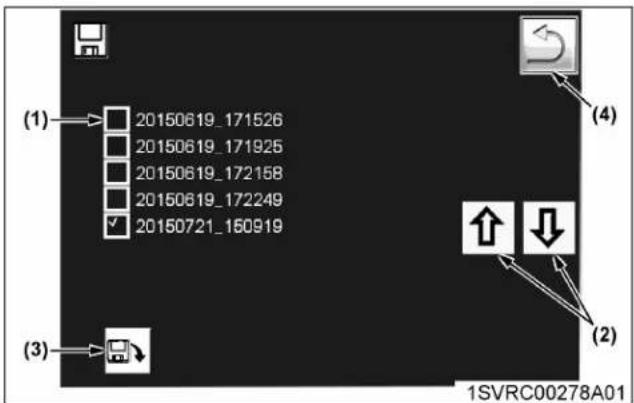 KUBOTA M7152 - Procedure d'exportation - 4