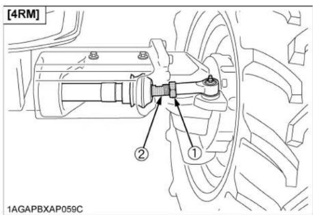 KUBOTA L3301 - Ajustement du pincement - 2