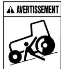 KUBOTA L3301 - Étiquettes de DANGER, d'avertissement et d'attention - 3