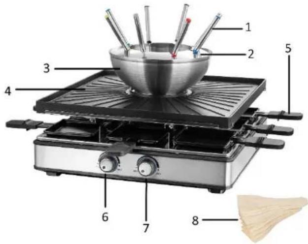 Emerio RG128187 - LISTE DES COMPOSANTS - 1