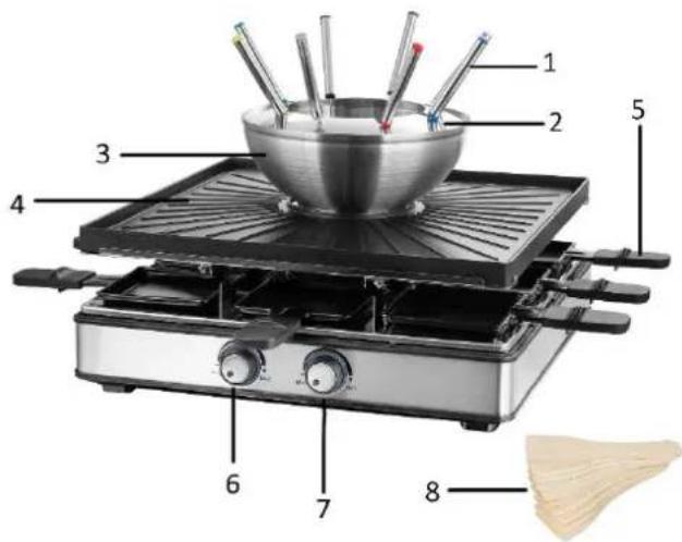 Emerio RG128187 - KOMPONENTLISTA - 1