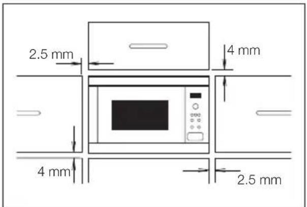 AEG MW17BEMGM - Installing the appliance - 1