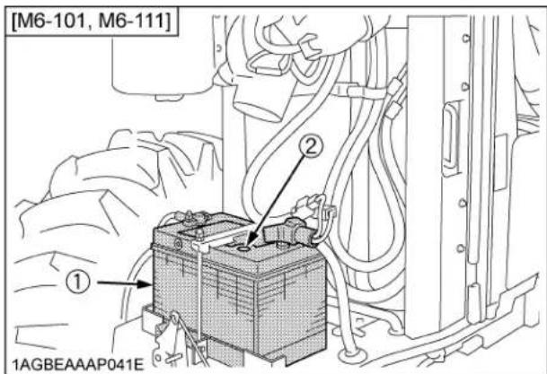 KUBOTA M6131 - AVERTISSEMENT - 1