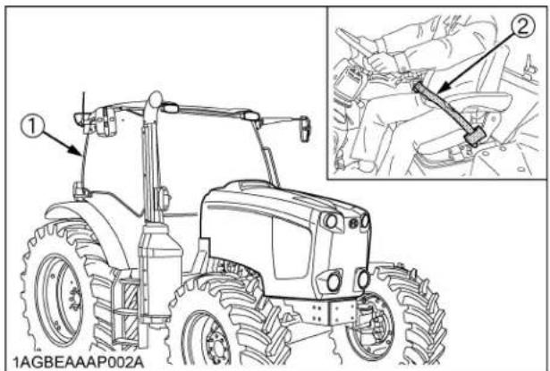 KUBOTA M6131 - ◆CABINE, ROPS - 1