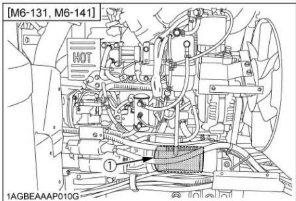 KUBOTA M6131 - AVERTISSEMENT - 2