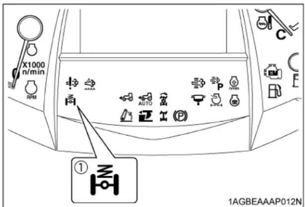 KUBOTA M6131 - AVERTISSEMENT - 2