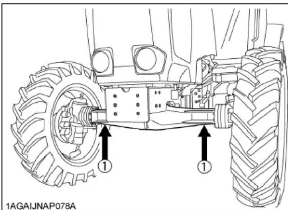 KUBOTA M6131 - AVERTISSEMENT - 1