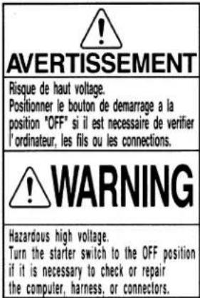 KUBOTA M6131 - AVERTISSEMENT - 9