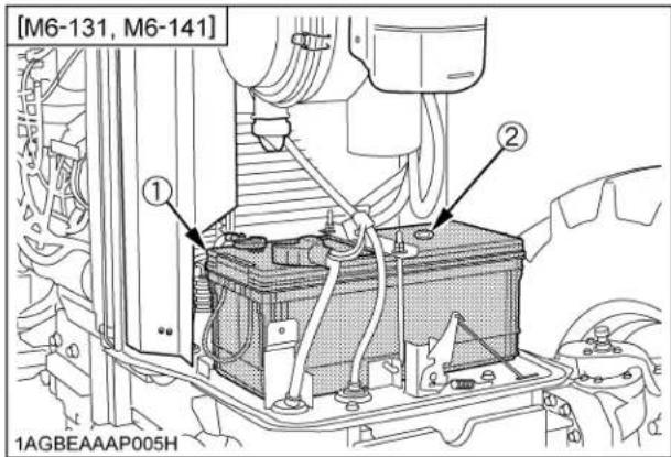 KUBOTA M6131 - AVERTISSEMENT - 2