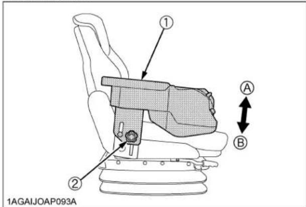 KUBOTA M6131 - ◆Accoudoir (Côté droit) - 1